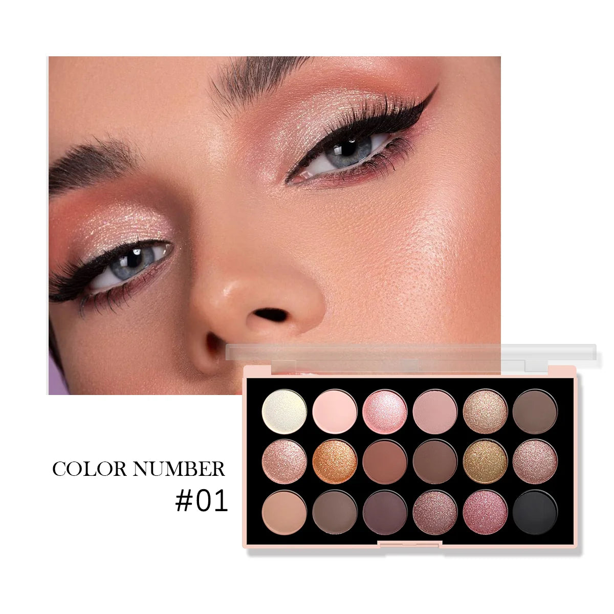 Endlose Looks: Vielseitige Eyeshadow Palette mit intensiven Pigmenten