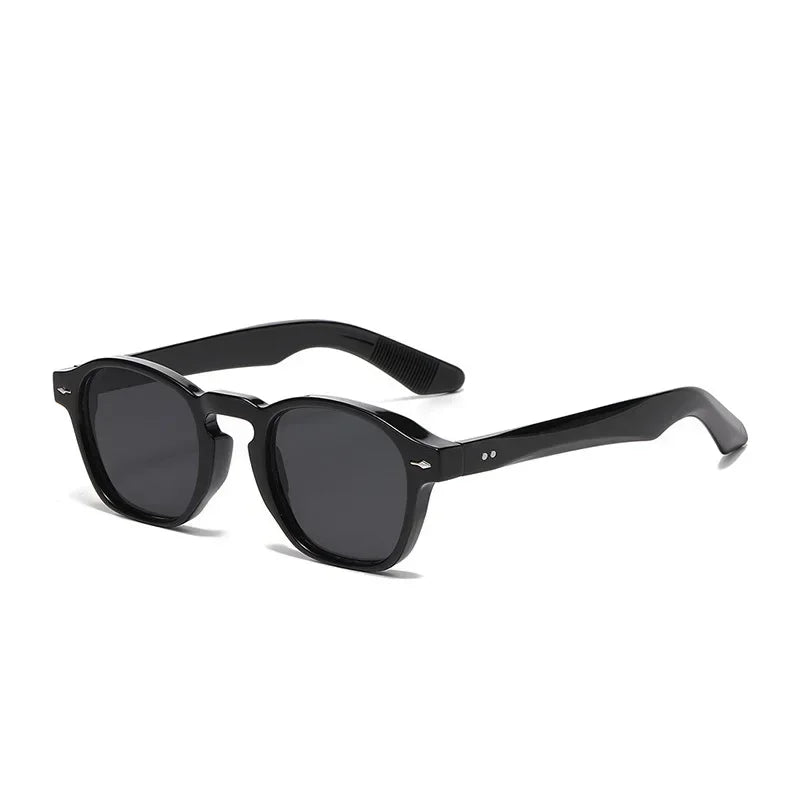 Vintage Eckige Sonnenbrille – Transparente Rahmen & Trend-Farben