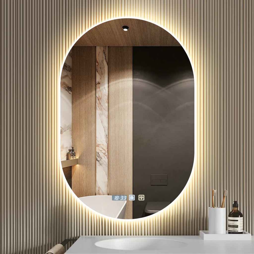 Premium LED-Badspiegel: Anti-Beschlag & Touch