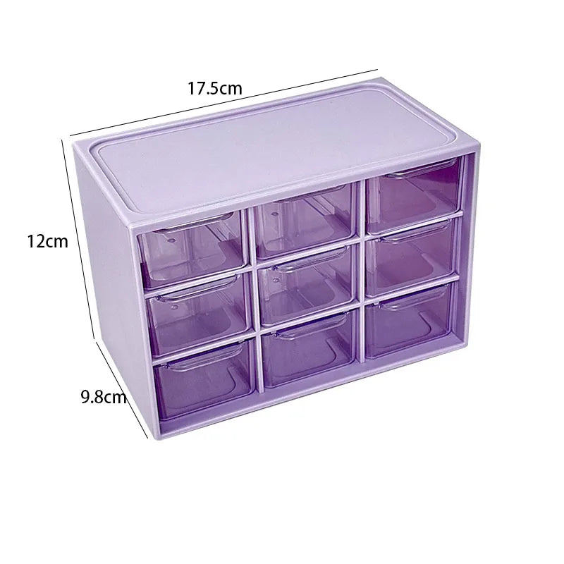 Multi-Grid Aufbewahrungsbox für Schmuck & Make-up