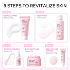 LAIKOU Sakura Beauty Set: Strahlende Haut (5-teilig)