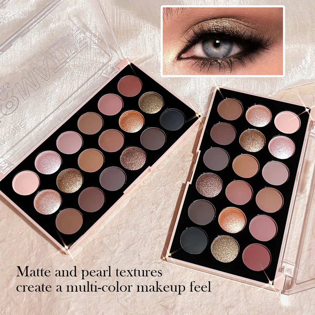 Endlose Looks: Vielseitige Eyeshadow Palette mit intensiven Pigmenten