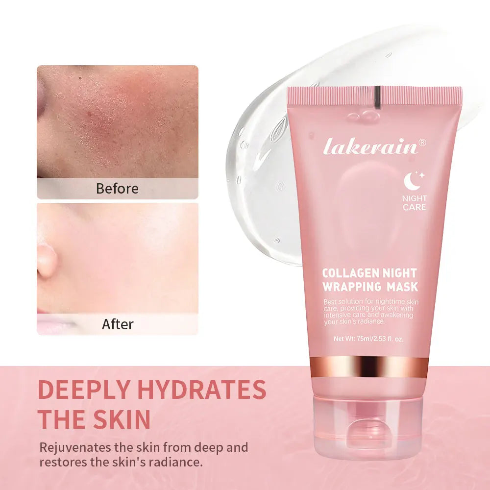 Deep Hydration Night Mask: Straffendes Kollagen-Gel für strahlende Haut