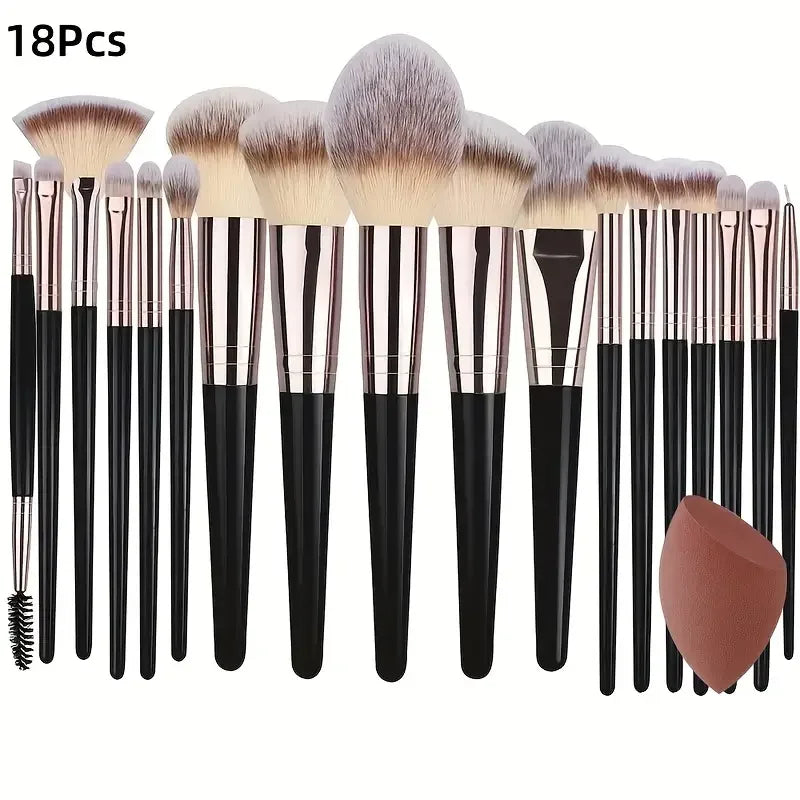 Premium Kosmetikpinsel-Set – Perfektes Verblenden & Makelloses Finish