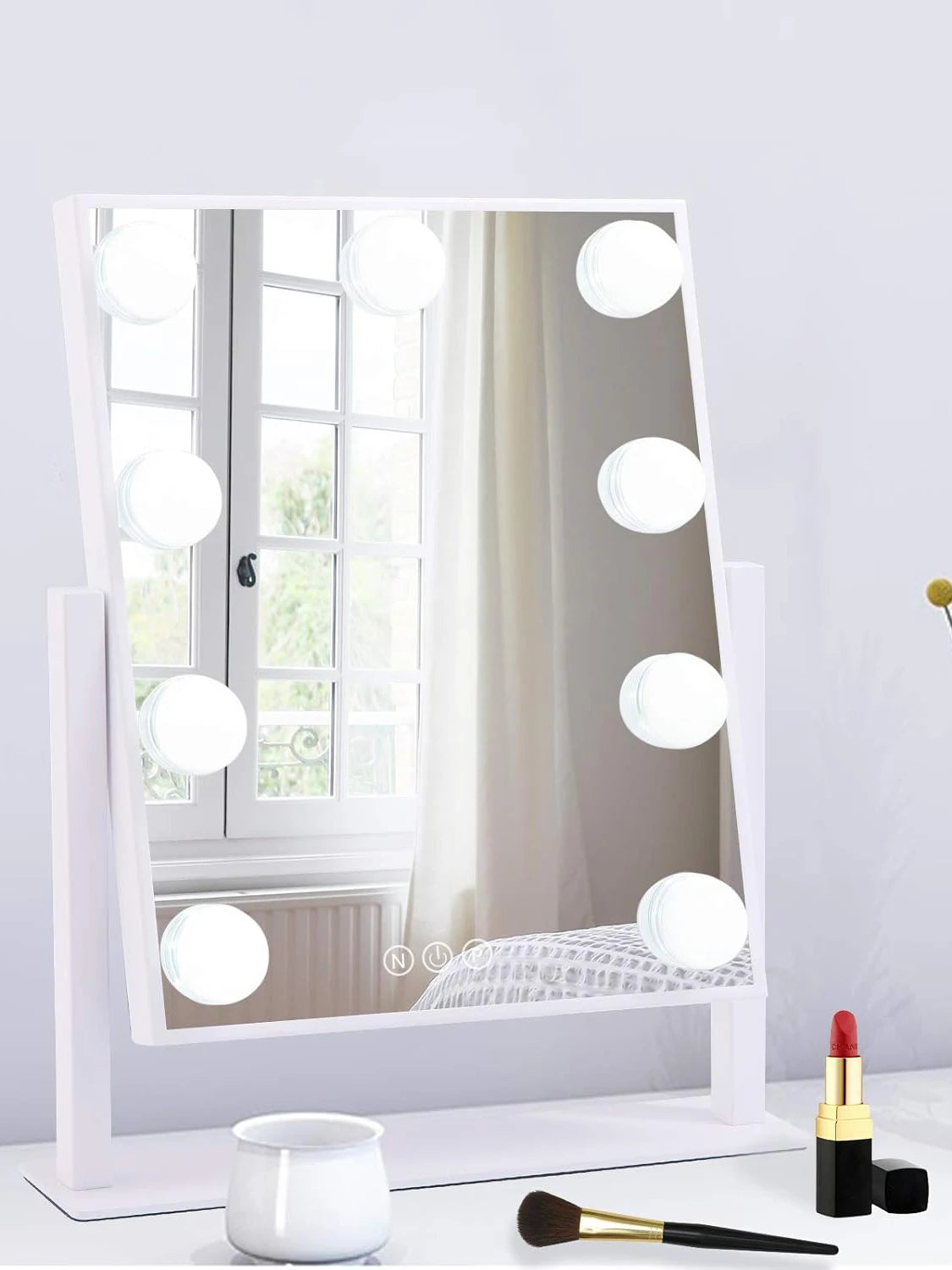Profi LED-Hollywood Spiegel: Perfektes Make-up Licht