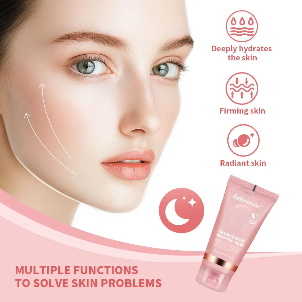 Deep Hydration Night Mask: Straffendes Kollagen-Gel für strahlende Haut