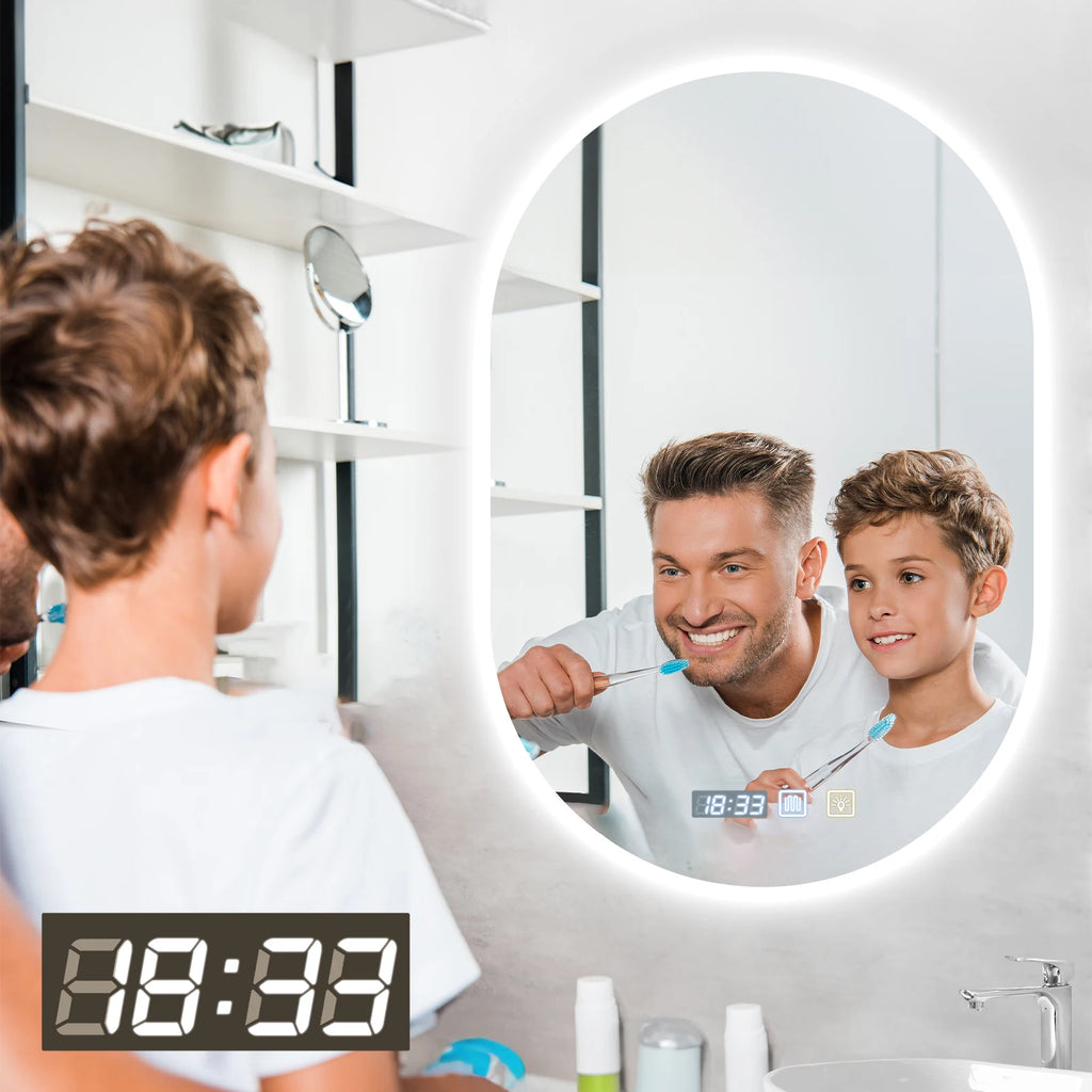 Premium LED-Badspiegel: Anti-Beschlag & Touch