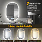 Premium LED-Badspiegel: Anti-Beschlag & Touch