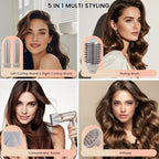 HATTEKER 5-in-1 Profi-Set – Anti-Frizz & Maximales Volumen