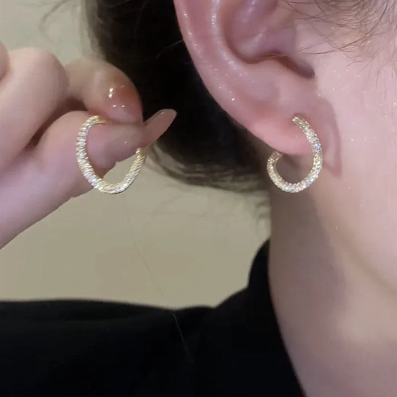 K-Fashion Perlen-Ohrringe mit Zirkonia – Edles Schmuckgeschenk