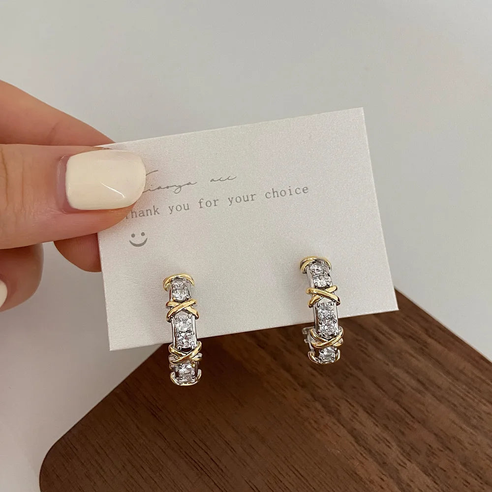 K-Fashion Perlen-Ohrringe mit Zirkonia – Edles Schmuckgeschenk