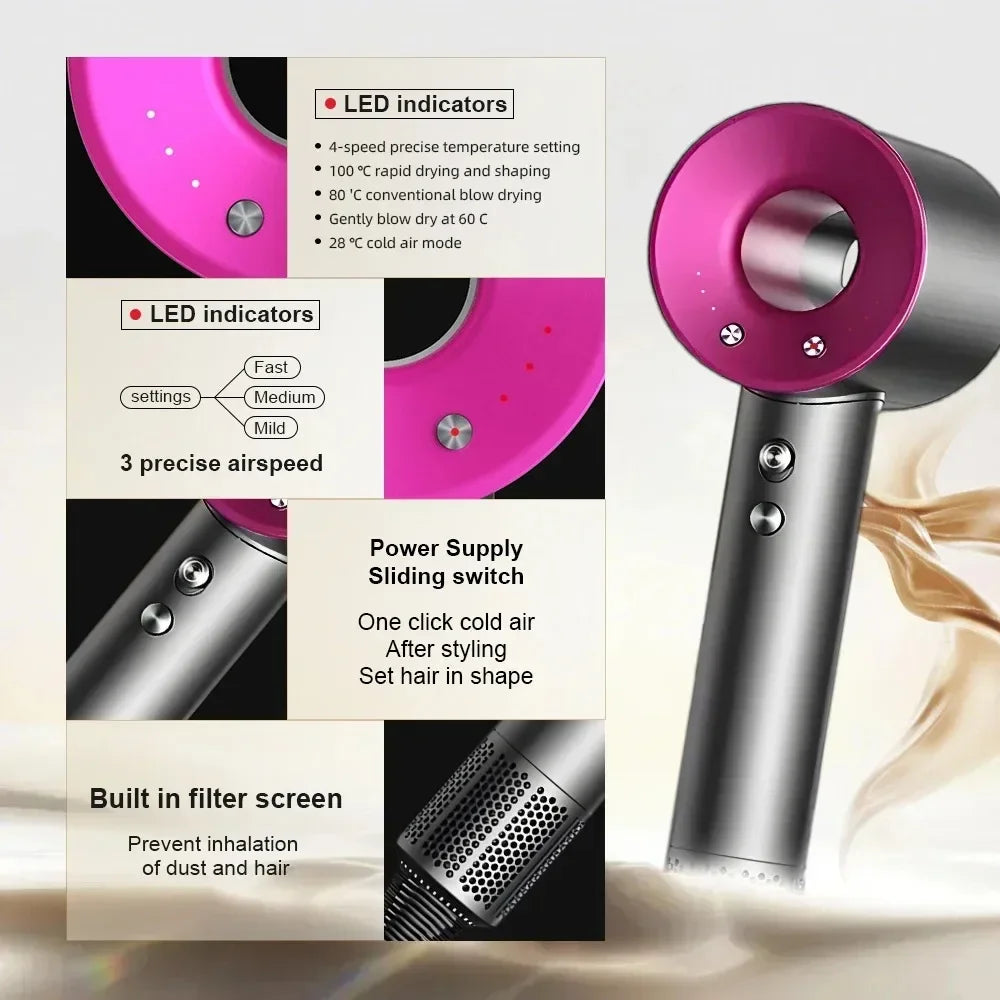 UMI015 Ionen-Haartrockner: Kraftvolles High-Speed Styling & Anti-Frizz