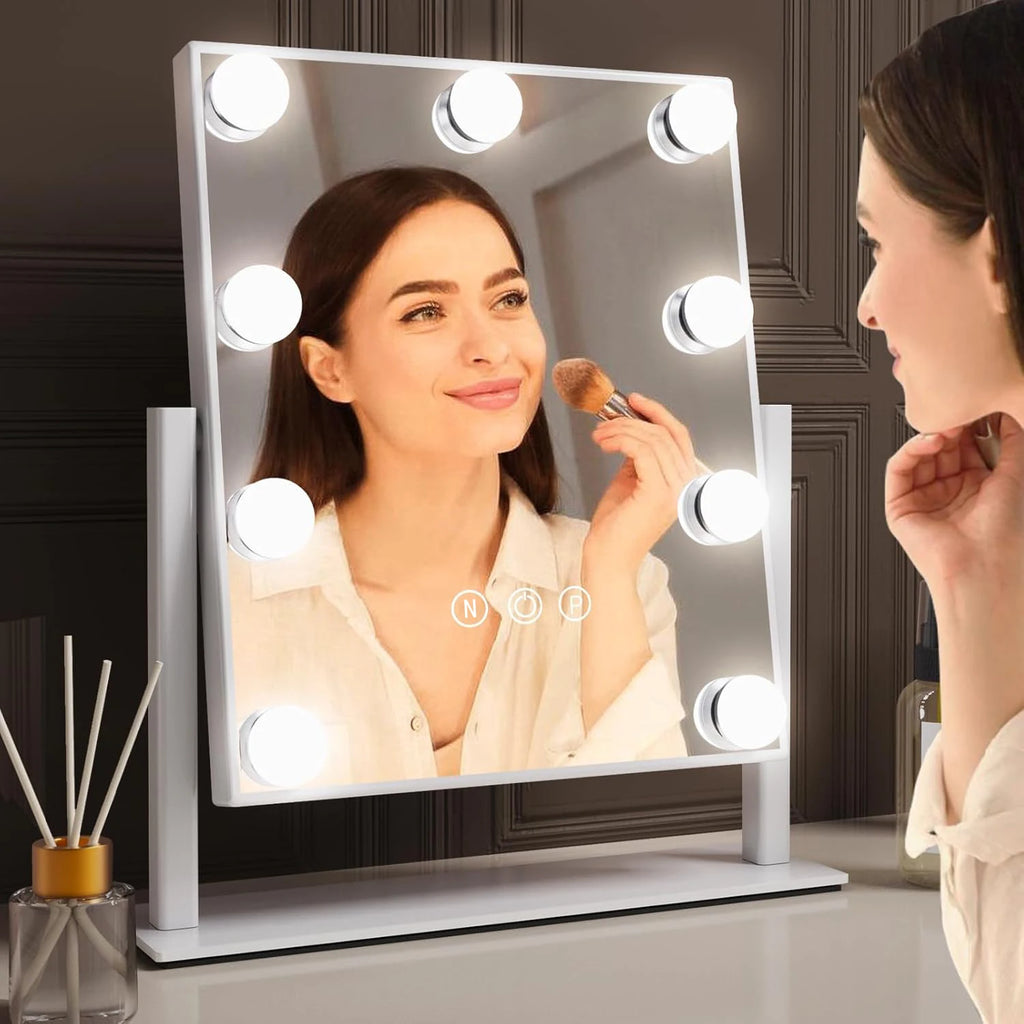 Profi LED-Hollywood Spiegel: Perfektes Make-up Licht