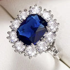 Huitan Design-Ring – Funkelnder Zirkonia-Besatz
