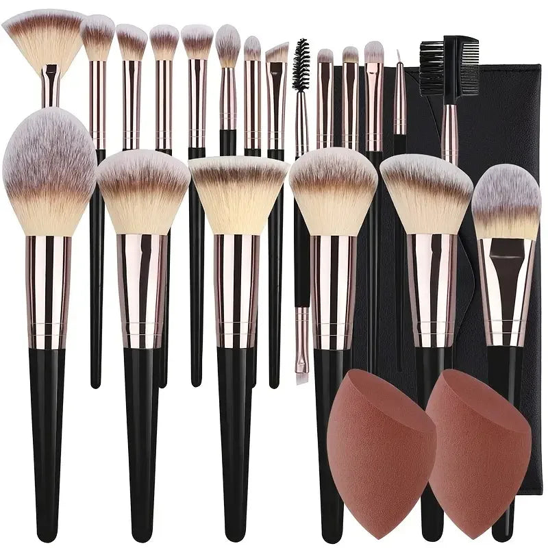 Premium Kosmetikpinsel-Set – Perfektes Verblenden & Makelloses Finish