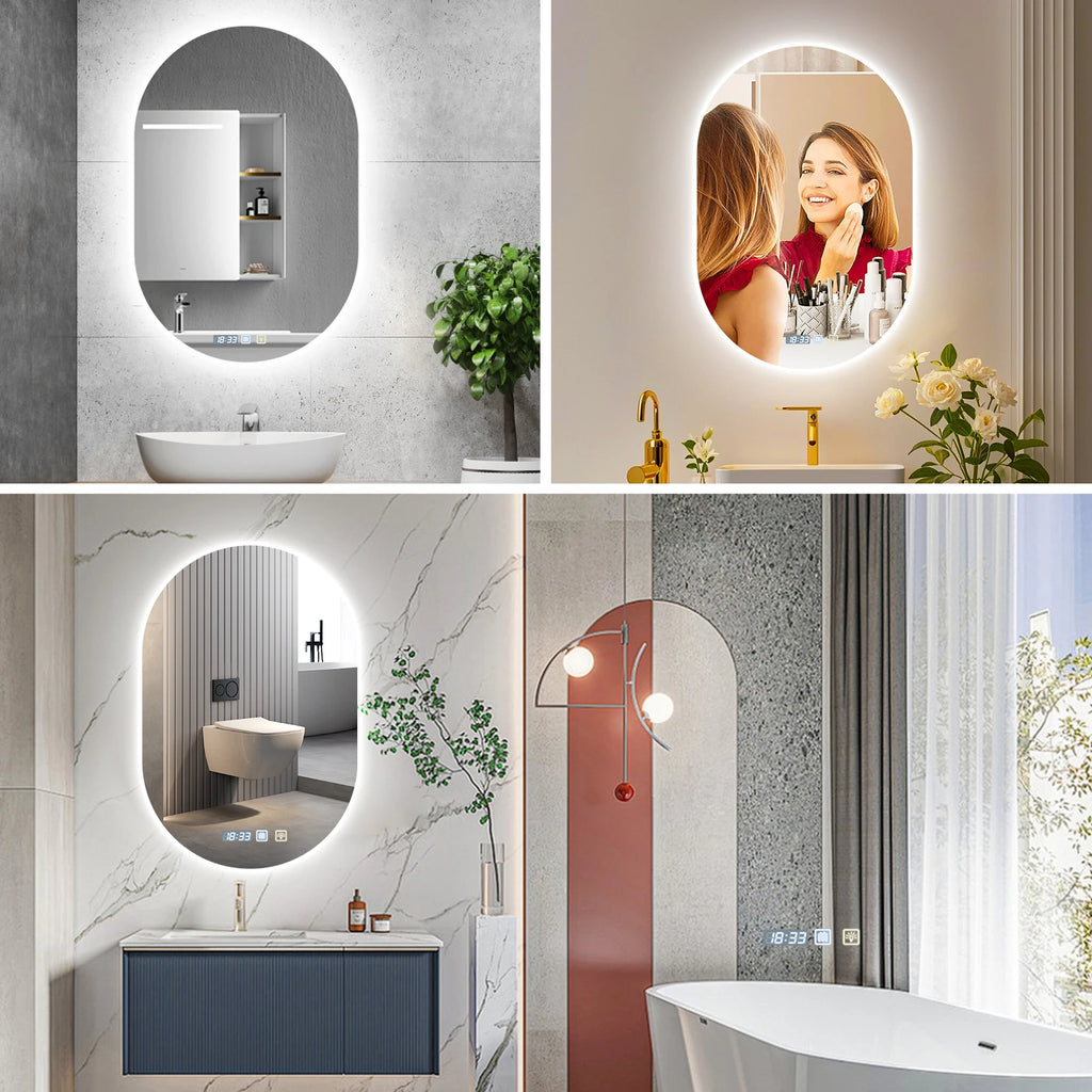Premium LED-Badspiegel: Anti-Beschlag & Touch