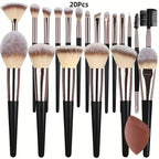 Premium Kosmetikpinsel-Set – Perfektes Verblenden & Makelloses Finish
