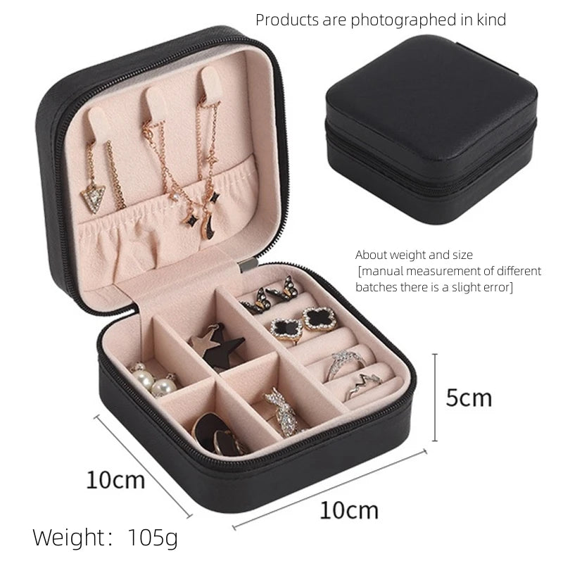 Mini-Schmuckbox aus Leder: Kompakt & Elegant