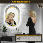 Premium LED-Badspiegel: Anti-Beschlag & Touch