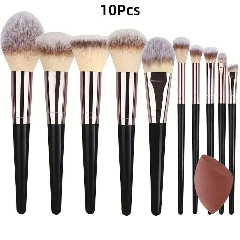 Premium Kosmetikpinsel-Set – Perfektes Verblenden & Makelloses Finish
