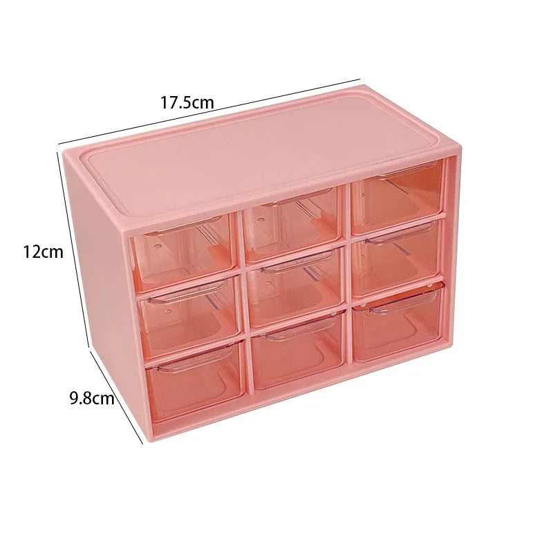 Multi-Grid Aufbewahrungsbox für Schmuck & Make-up