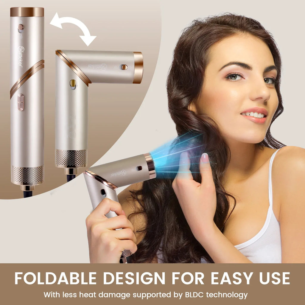 HATTEKER 5-in-1 Profi-Set – Anti-Frizz & Maximales Volumen