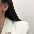 K-Fashion Perlen-Ohrringe mit Zirkonia – Edles Schmuckgeschenk