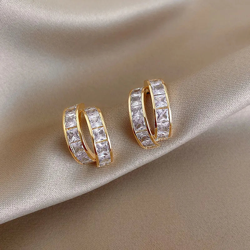 K-Fashion Perlen-Ohrringe mit Zirkonia – Edles Schmuckgeschenk