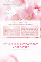 LAIKOU Sakura Beauty Set: Strahlende Haut (5-teilig)