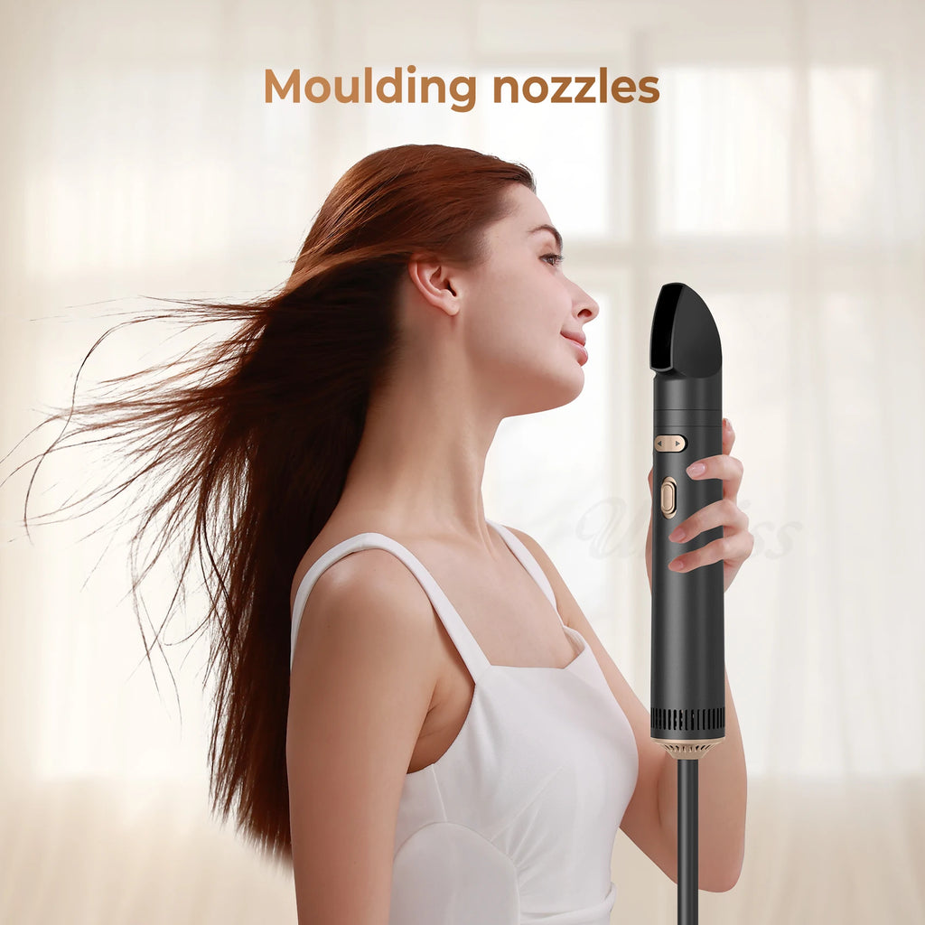 UKLISS 5-in-1 Warmluftbürste – 1000W Profi-Haarstyler für Volumen & Glanz