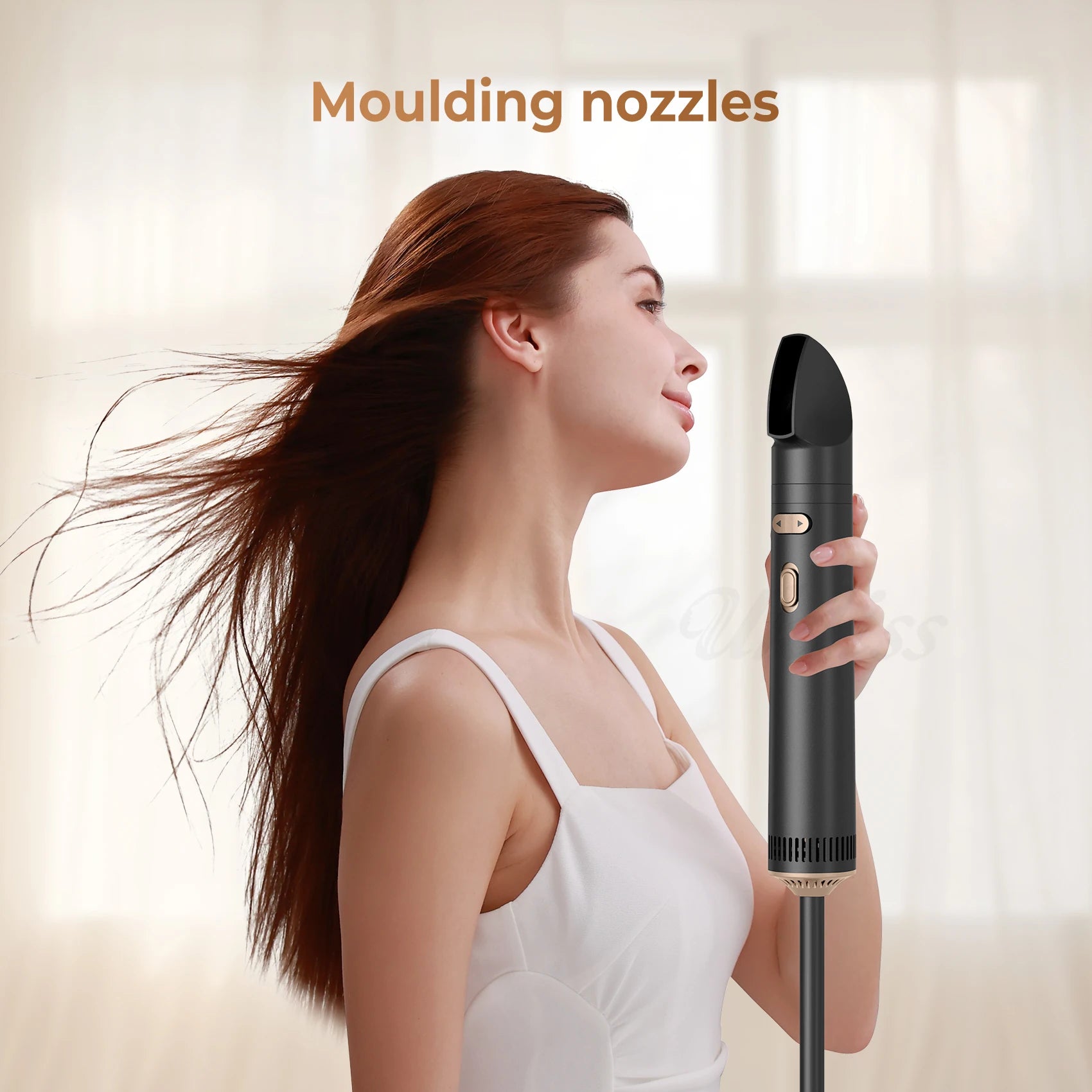 UKLISS 5-in-1 Warmluftbürste – 1000W Profi-Haarstyler für Volumen & Glanz