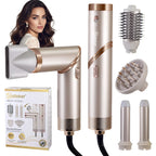 HATTEKER 5-in-1 Profi-Set – Anti-Frizz & Maximales Volumen