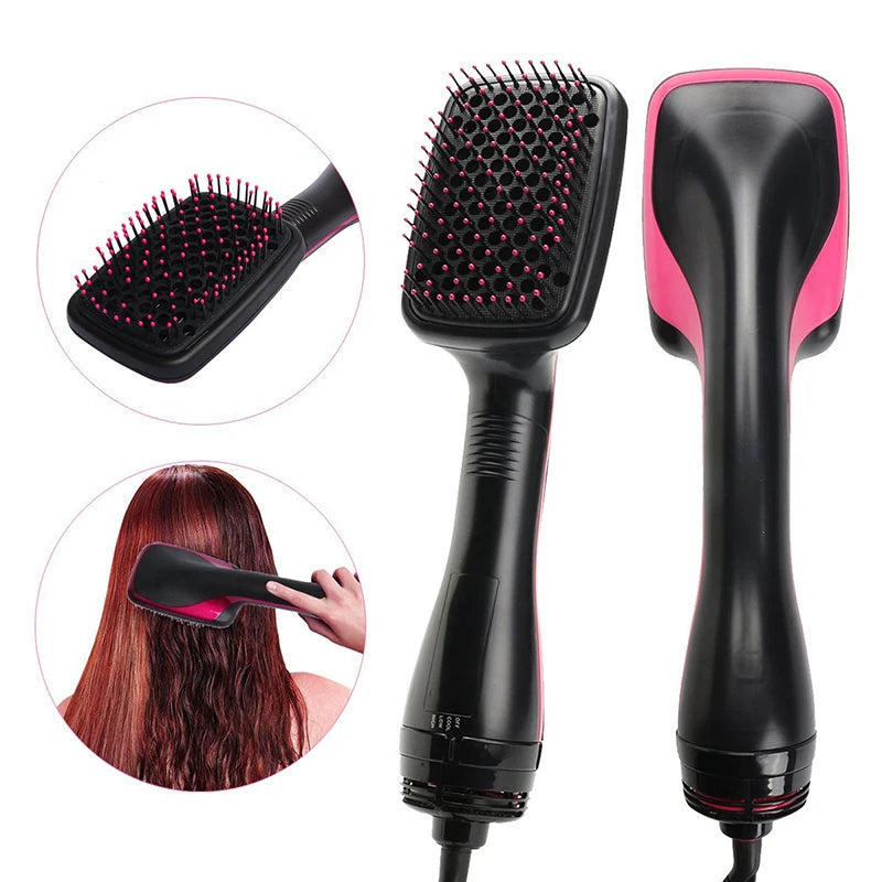 ROFAELEC 2-in-1 Warmluftbürste – Blow-Dry Funktion